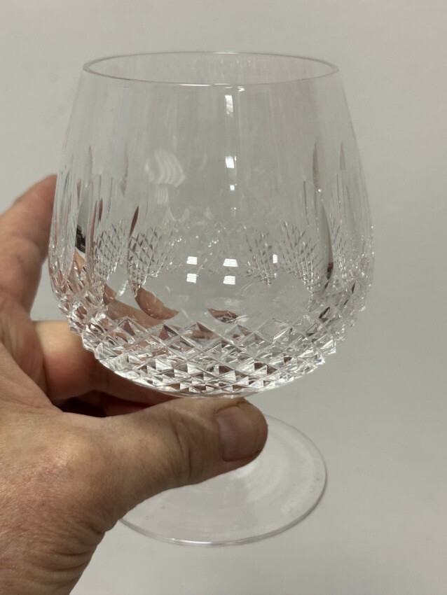 Vintage set of 4 Waterford crystal brandy snifters in the Colleen