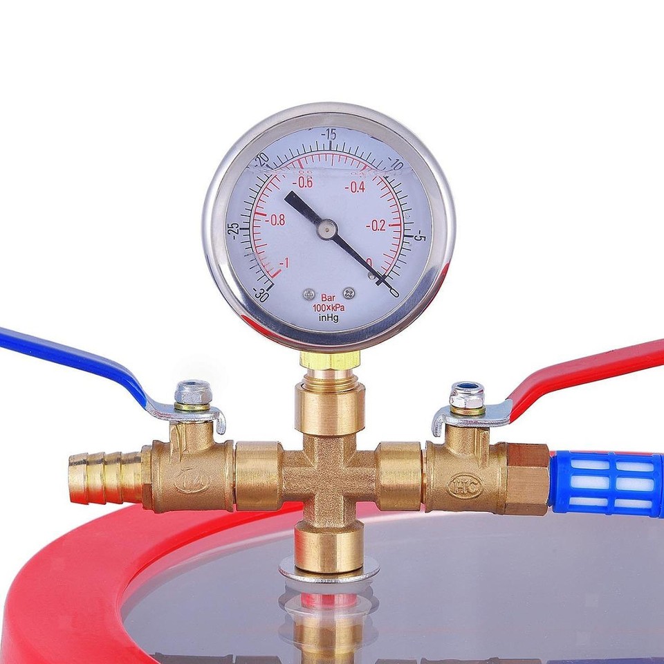 Vacuum Chamber for Resin 5 Gallon for Degassing Stabilizing Wood