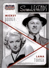 Mickey Rooney/Lana Turner-2015 Americana Screen Legends Co-Stars #14