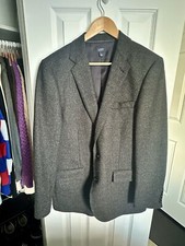 J Crew Mens Wool Ludlow Blazer Moon Fabric sz 40R