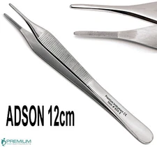 Adson Tweezers 12cm Dressing Surgical Picking Pliers Forceps Dental Tools