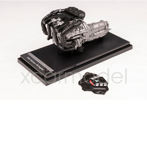MH 1:18 Scale Romeo V6 Engine Model Diecast Metal Car