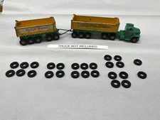 VINTAGE MATCHBOX LESNEY KING SIZE K-16 DODGE TRACTOR TRUCK (TIRES ONLY)