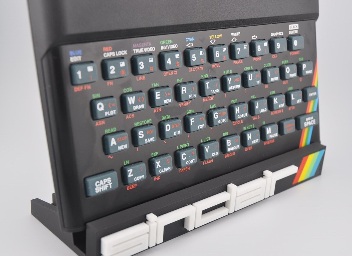 SINCLAIR ZX SPECTRUM STAND - ALSO FITS RETRO GAMES | eBay UK