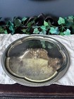 Vintage silverplate serving tray 14"