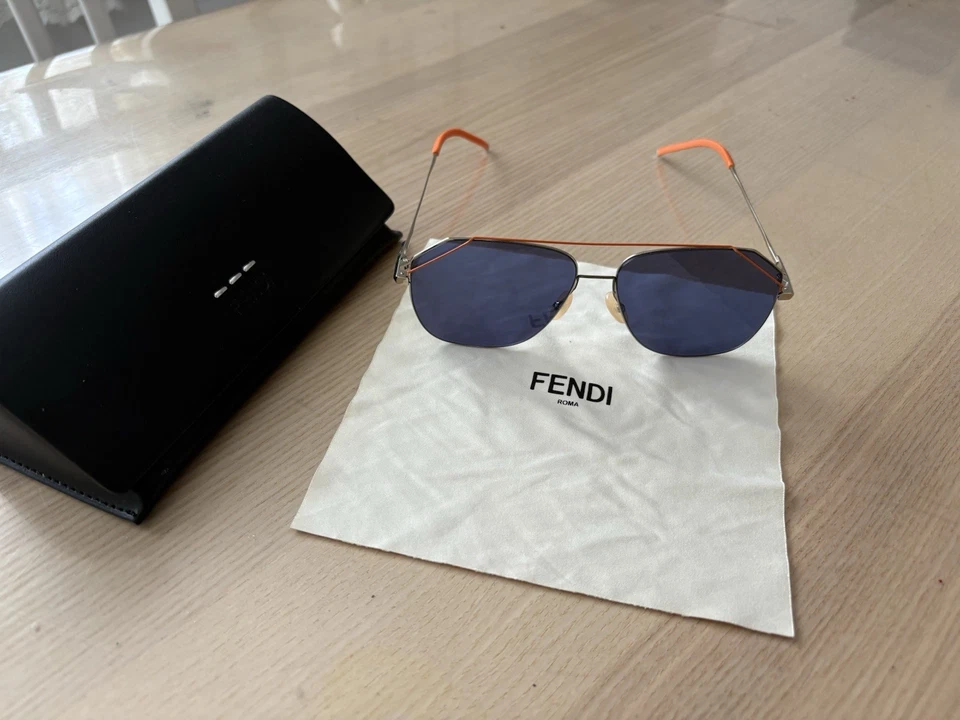 FENDI 男式太阳镜 FF MO043/S - 3YG KU 浅金色 58* 13* 150 — 第 2/4 张图片