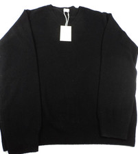 Cashmeren Men's Black Merino Wool V-Neck Classic Pullover Sweater NWT Size M