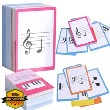 104 Piano Music Flash Cards Beginner Education