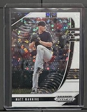 2020 Panini Prizm #PDP144 Matt Manning White Donut Circles /50 Detroit Tigers
