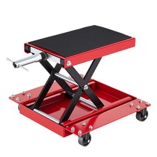 Garvee 1200 Lbs Heavy Duty Motorcycle Scissor Lift Jack With Hand Crank Rollin