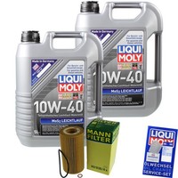 Mann Inspektionspaket 10L Liqui Moly 10W-40 FüR BMW 8Er E31 850Ici 840I 840