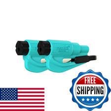 Resqme The Original Emergency Keychain Car Escape Tool 2-In-1 Seatbelt Cutter