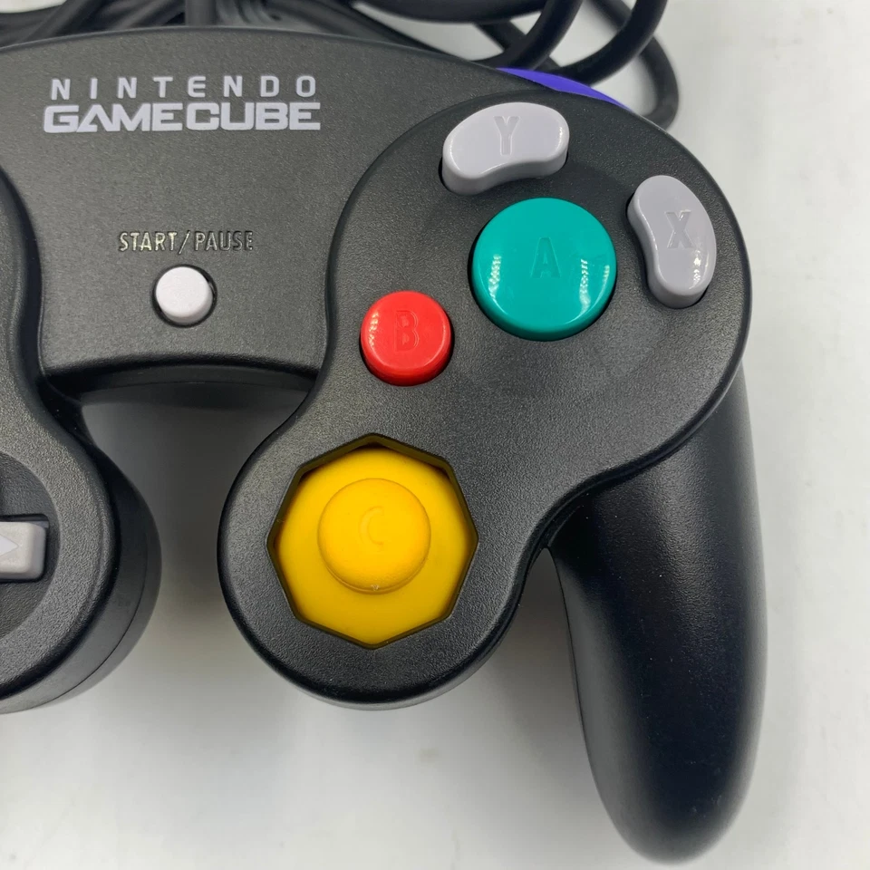 Nintendo Gamecube Controller Black DOL-003 Official Tested For Switch Wii Japan - Image 3 of 4