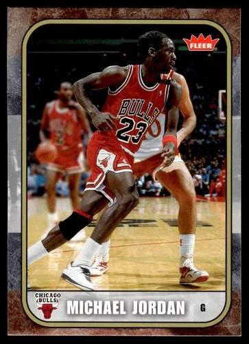 2007 Fleer Michael Jordan #6 Michael Jordan - Chicago Bulls - HOF