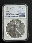 2025 American Silver Eagle MS-70 NGC (Early Releases)