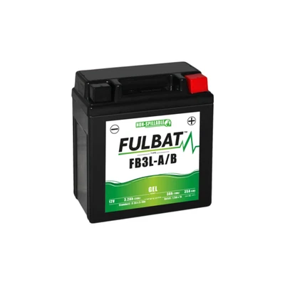 Batterie moto GEL FB3L-A/B GEL / YB3L-A/B FULBAT SLA Etanche 3,2AH 35 AMPS - Photo 1/2