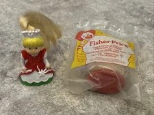 1995 McDonalds Fisher-Price Once Upon A Dream Princess 3.25” Figurine Lot Of 2