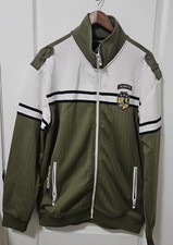 Vintage Ecko Unltd Track Jacket Mens Large White Full Zip Sweatshirt Y2K Hip Hop