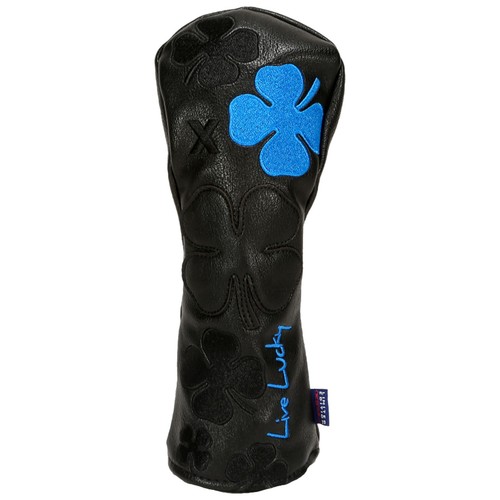Fundas para la cabeza de golf Black Clover Live Lucky forro de felpa de cuero esmeralda medianoche - Imagen 14 de 15