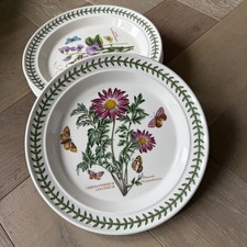 Portmeirion Botanic Garden Dinner Plates Collectors Items x 4