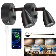 LED Spotlight Reading Light DC12-24V RV Interior LED 360° Adjustable Wall Light
