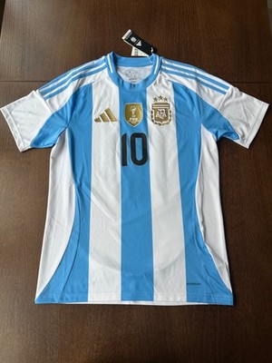 MESSI ADIDAS ARGENTINA 2024 HOME JERSEY SIZE M COPA AMERICA (SMALL DAMAGE)