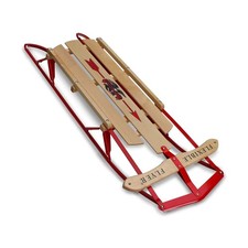 Flexible Flyer Metal Runner Sled. Steel  Wood Steering Snow Slider