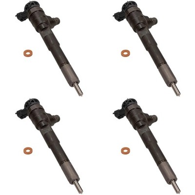 4x BOSCH Einspritzdüse für Dacia Duster JS_ 1.5 dCi Renault Clio IV BH_