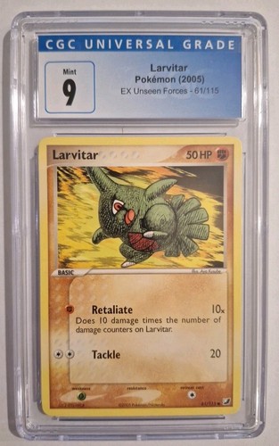 Larvitar graded CGC 9 for sale on eBay