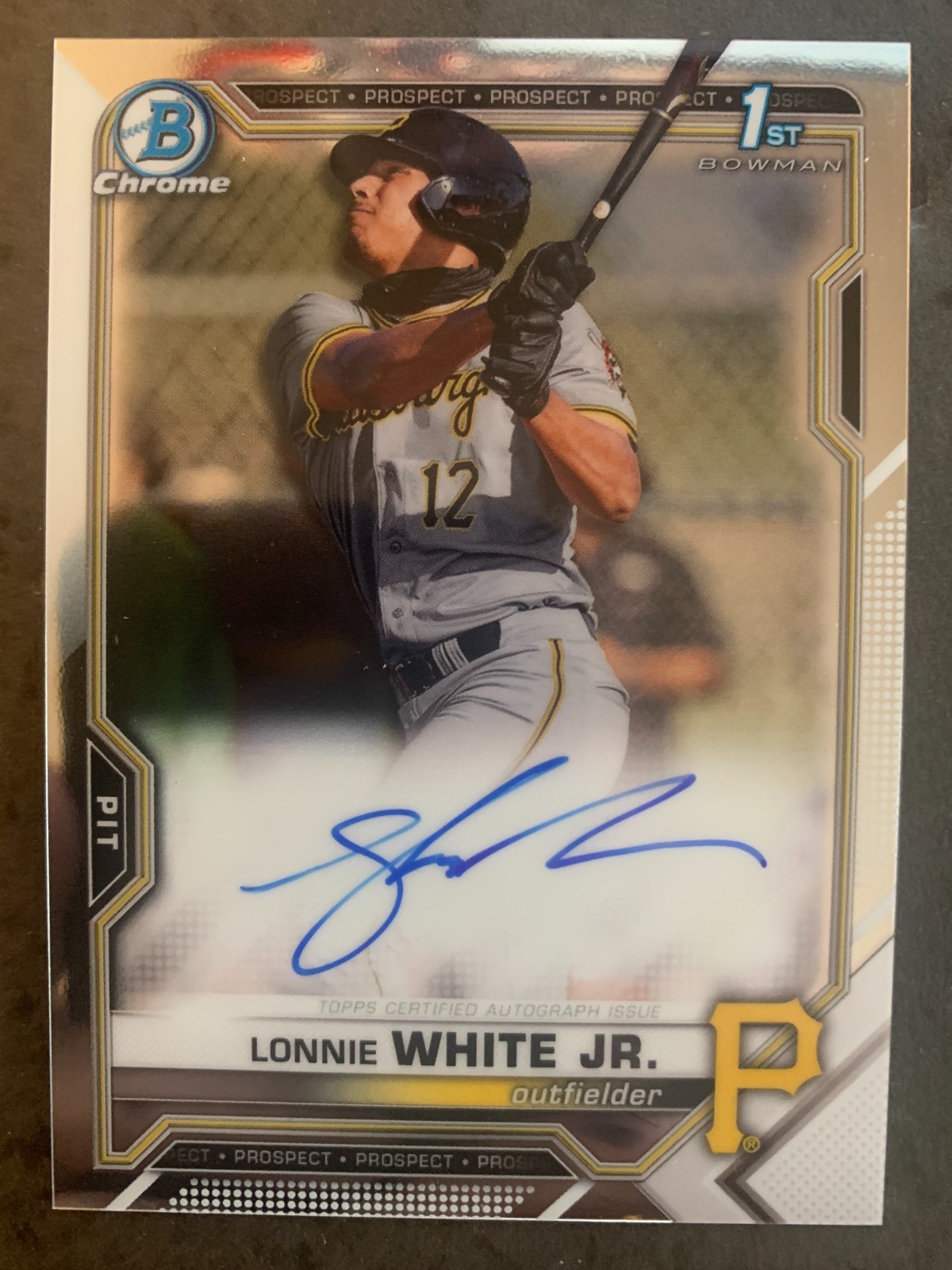 2021 Bowman Draft Chrome LONNIE WHITE JR Auto 1st Bowman Autograph #CDA-LW