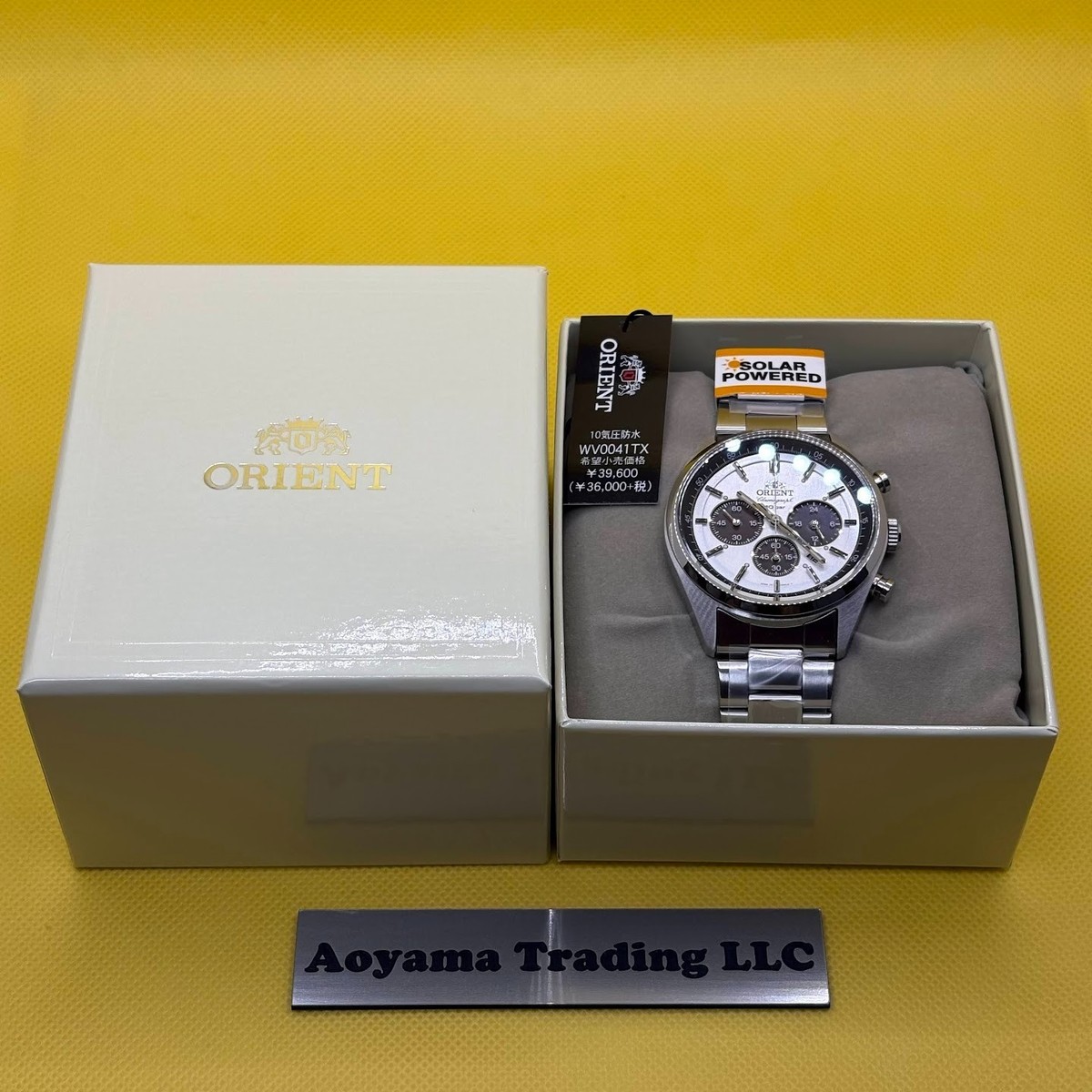 ORIENT NEO 70's SOLAR PANDA WV0041TX Solar Chronograph Men Watch