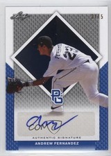 2016 Leaf Perfect Game National Showcase Blue 3/15 Andrew Fernandez Auto 0l9