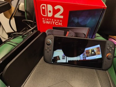 Nintendo Switch 2 Konsole - Grau - Originalverpackt funktionstüchtig mit HMDI, Stromkabel.