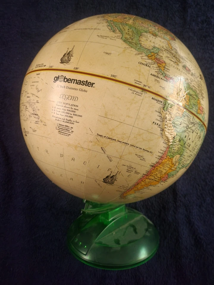 Globo pedestal Globemaster vintage 12 pulgadas Foto 2 de 2