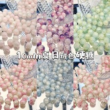 10mm gradient glass round bead DIY handmade bead necklace bracelet material