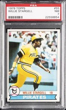 1979 TOPPS #55 WILLIE STARGELL PSA 7