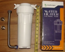 NIB Smalltongue Water Heater Cleaning Tool, Completely Dissolves Scale Sediment