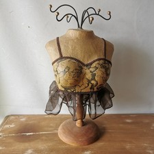 Buste Mannequin Porte Bijoux Style Shabby / Réf A810