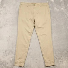 Rhone Pants Mens 36x29 Khaki Performance Golf Commuter Slim Jogger 100151