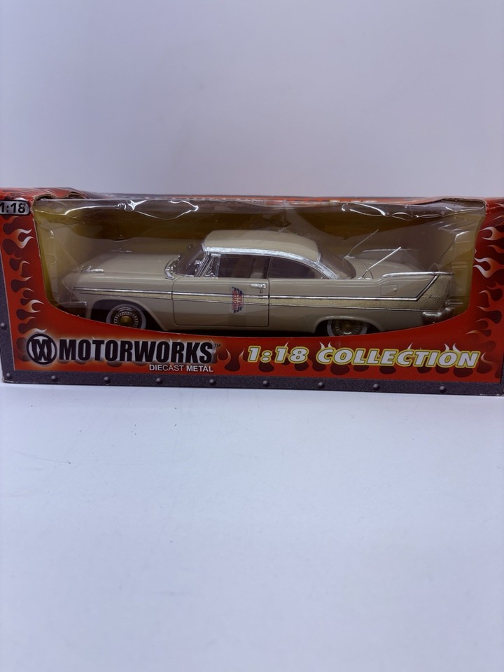 Motor works 1 :18 1958 Beige Plymouth Fury Die Cast “New Old Stock” | eBay