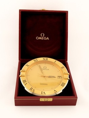 Omega Tischuhr CONSTELLATION mit Box & Papiere 90´s