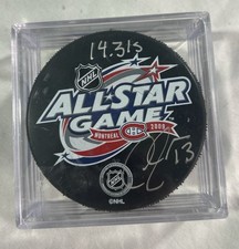 Andrew Cogliano Signed 2009 NHL All-Star Game Puck Montreal AJ Sports COA