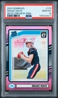 2024 Panini Donruss Drake Maye #379 Optic Preview Pink Prizm PSA 10 Patriots