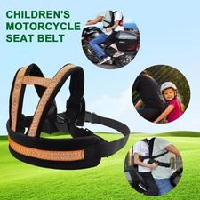 Child Kids Motorcycle Safety Harness Bike Front Back Seat Strap Belt Adjustable