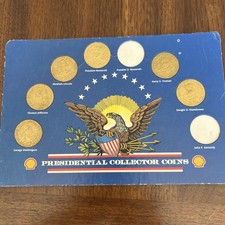 Shell Presidential Collector Coins. United States of America, USA, Amazing