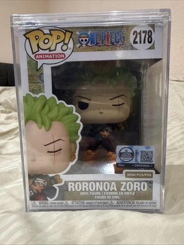 Funko Pop! One Piece: Roronoa Zoro #2178 LE3500 Hot Topic Exclusive W/ Protector