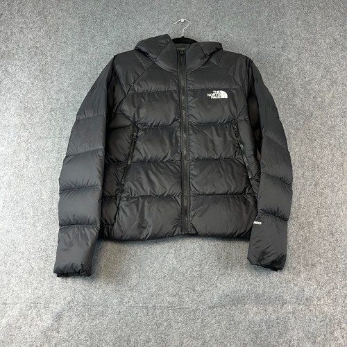 The North Face Womens Puffer Jacket 550 Down Hooded Black Coat Medium ...