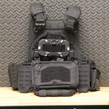 Tacticus Gear | Tac-G Stronghold Plate Carrier | Fully Built | Black