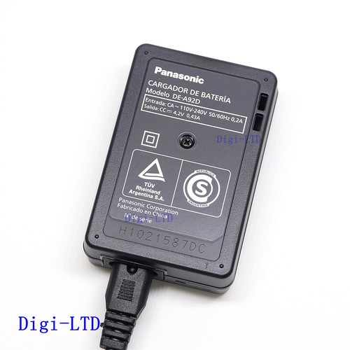 Original Panasonic DE-A92 Charger For DMW-BCK7E BCKPP NCA-YN101H Battery DMC-FH2 - Zdjęcie 5 z 5