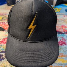 Aviator Nation Lightning Bolt Mesh Foam Rope Trucker Hat Snapback Cap Nr Mint